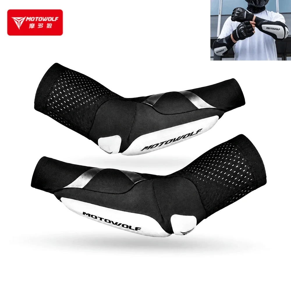 Mountain Biking Elbow Pads - Motorcycle Elbow Pads Elastic Breathable MTB