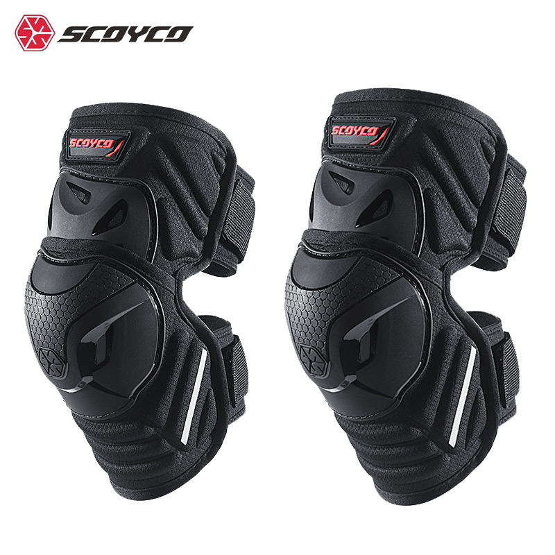 Mountain Biking Knee Pads - SCOYCO Motorcycle Knee Pads Adjustable TPR