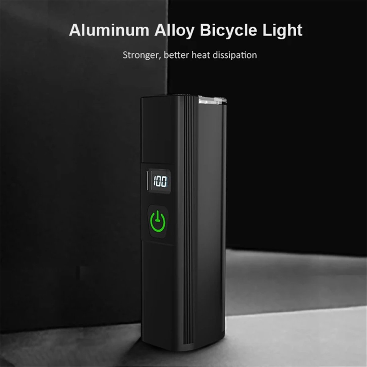 Mountain Biking Lights - A61P Digital Display Bicycle Light USB