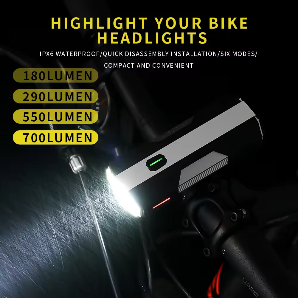 700 Lumens Aluminum Alloy Bicy - đánh giá và giá Mountain Biking Lights