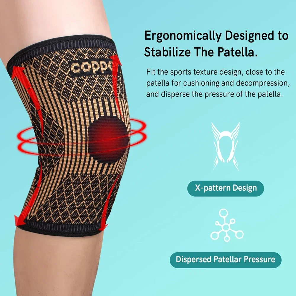 Copper Knee Brace for Arthriti - đánh giá và giá Mountain Biking Knee Pads