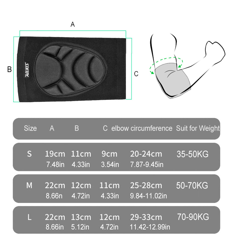 AOLIKES 1Pair Elbow Pads Elbow - đánh giá và giá Mountain Biking Knee Pads
